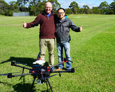 Dr Johnson Shen and James Linke