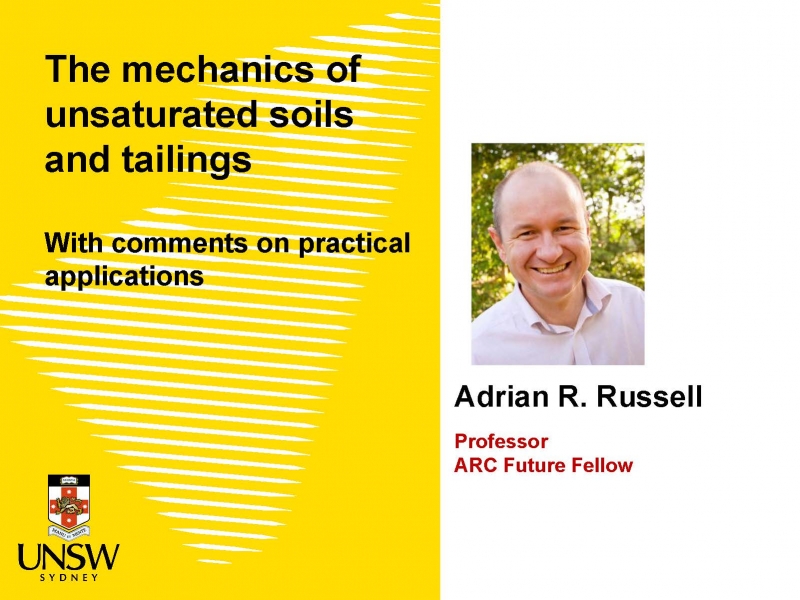 Unsaturated soil mechanics in engineering practice - Adrian Russell AGS presentation 