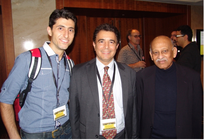 Arman Khoshghalb, Nasser Khalili & Somasundaram Valliappan at the International Conference on Unsaturated Soils UNSAT 2014